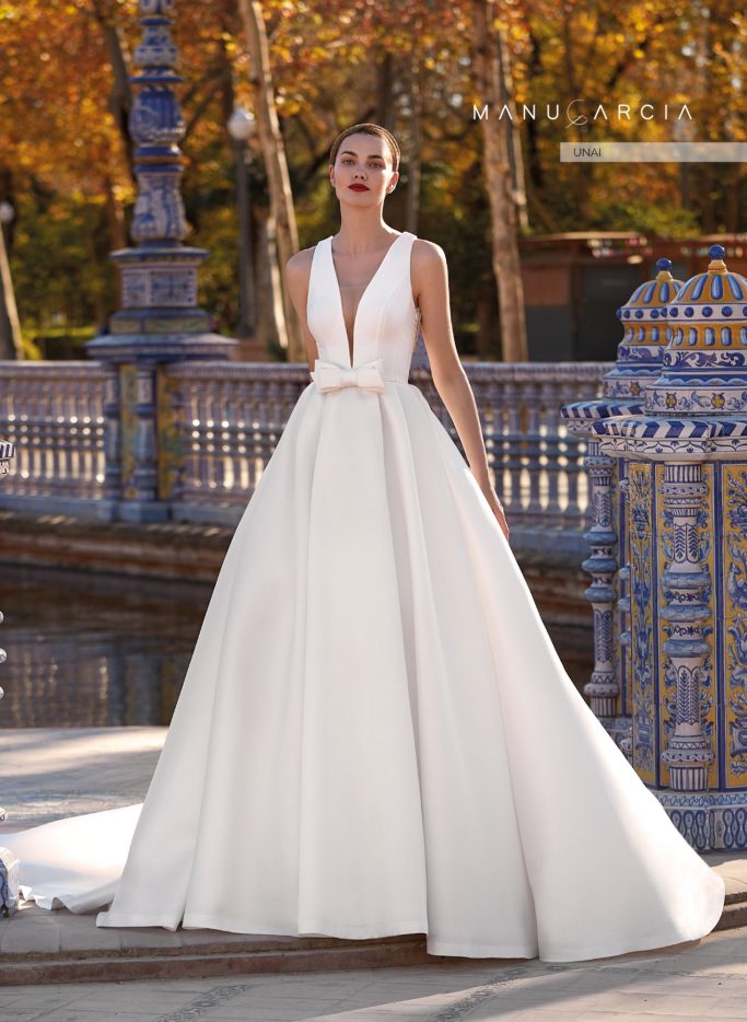 VESTIDO MANU GARCIA NOVIA VESTIDO NOVIA ROMANTICO