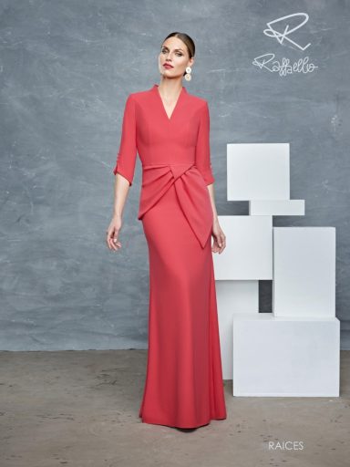 Vestido modelo raices Madrina Raffaello Esthefan