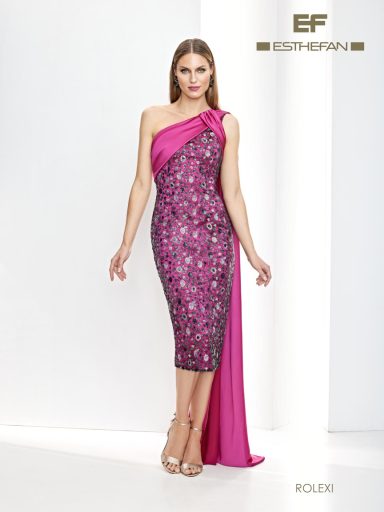 Vestido modelo rolexi Madrina Raffaello Esthefan