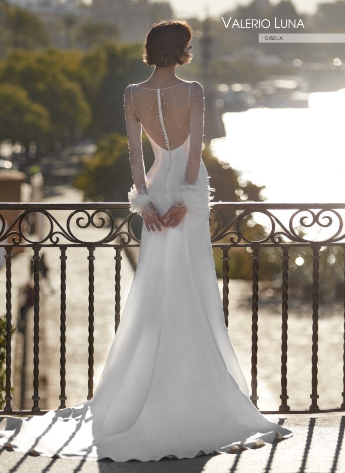 VESTIDO NOVIA MODELO GISELA VALERIO LUNA BY HIGAR NOVIAS