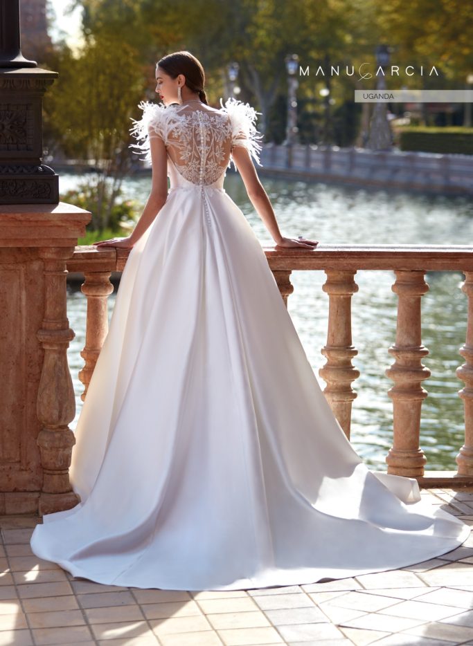 VESTIDO MANU GARCIA NOVIA VESTIDO NOVIA ESPALDA
