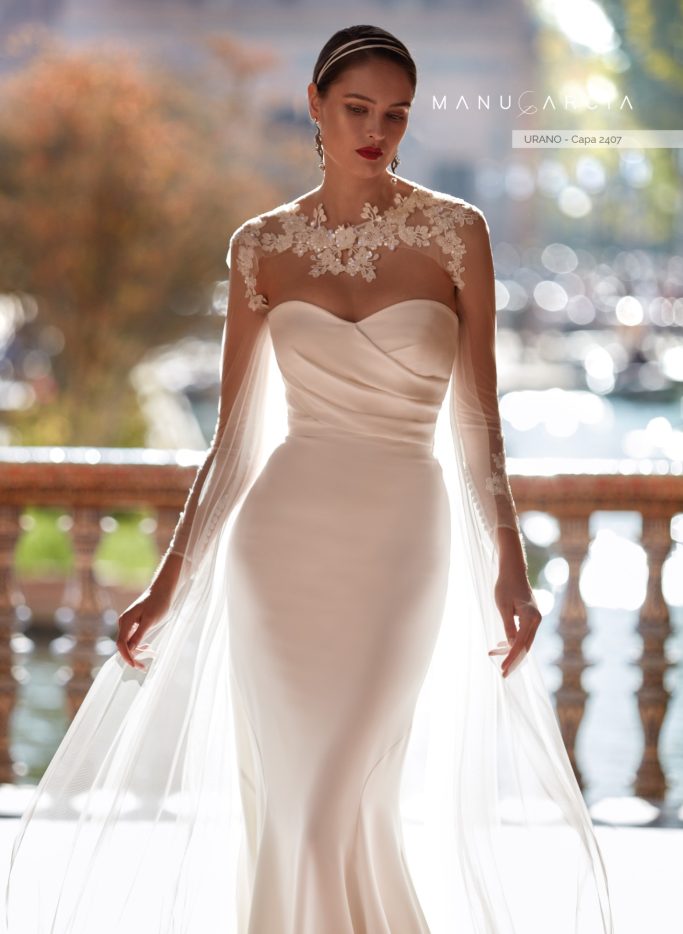 VESTIDO MANU GARCIA NOVIA VESTIDO NOVIA ROMANTICO