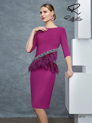 Vestido modelo rey Madrina Raffaello Esthefan