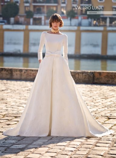 VESTIDO NOVIA VALERIO LUNA VESTIDOS NOVIA FALDA DESMONTABLE