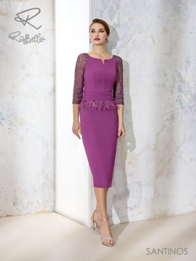 Vestido modelo santinos Madrina Raffaello Esthefan