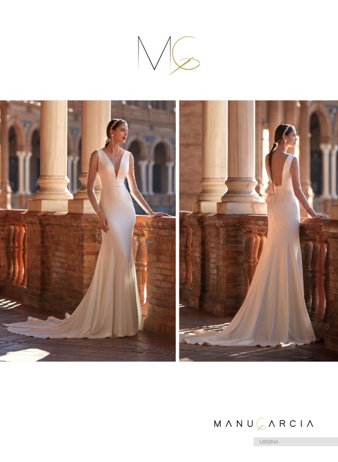 VESTIDO MANU GARCIA NOVIA VESTIDO NOVIA ROMANTICO