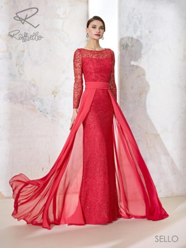 Vestido modelo sello Madrina Raffaello Esthefan