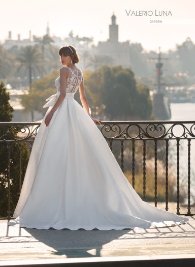 VESTIDO NOVIA VALERIO LUNA VESTIDOS NOVIA FALDA PRINCESA