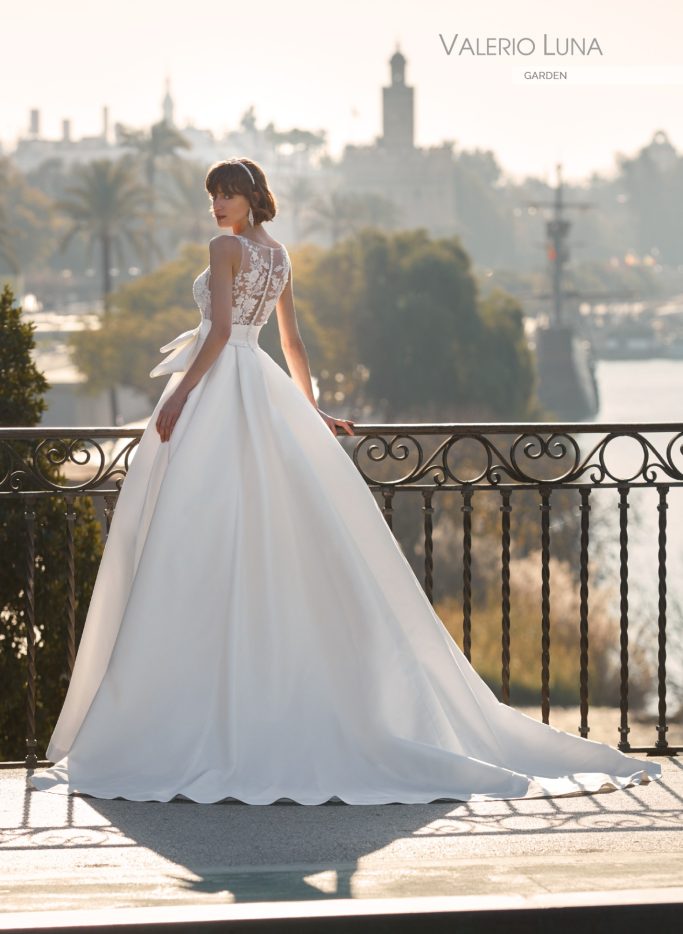 VESTIDO NOVIA VALERIO LUNA VESTIDOS NOVIA FALDA PRINCESA