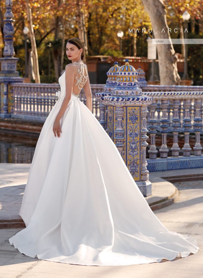 VESTIDO MANU GARCIA NOVIA VESTIDO NOVIA ROMANTICO