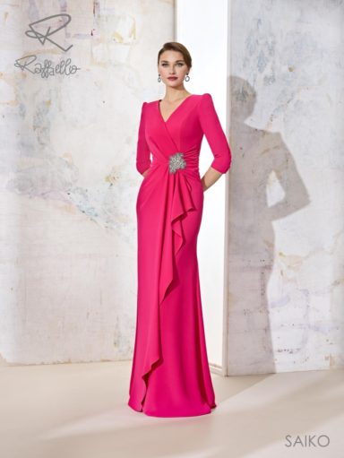 Vestido modelo saiko Madrina Raffaello Esthefan