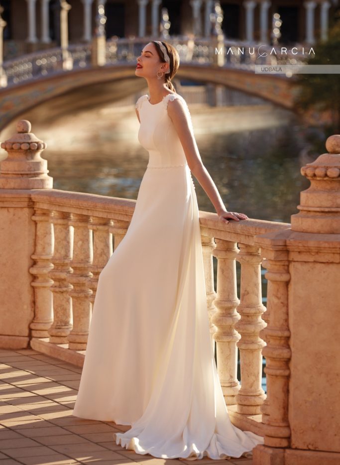 VESTIDO MANU GARCIA NOVIA VESTIDO NOVIA ROMANTICO