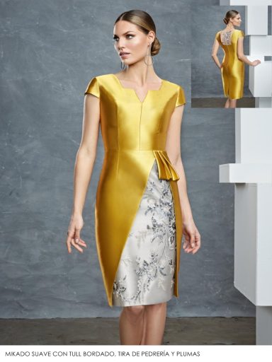 Vestido modelo remero Madrina Raffaello Esthefan